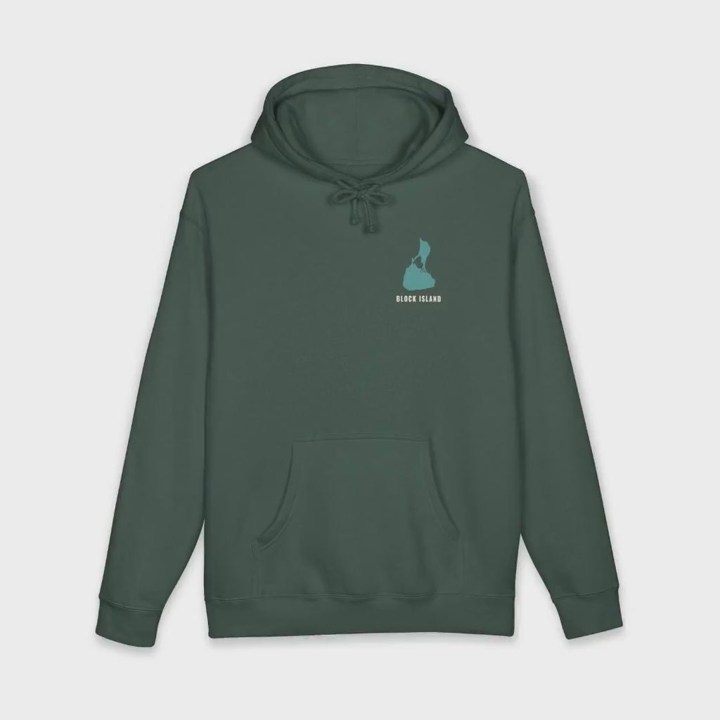 Mainland? Never Heard of Her Block Island hoodie worn, video